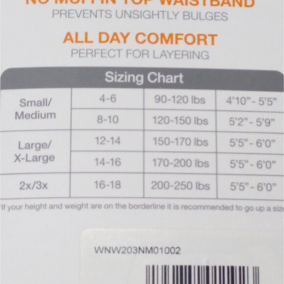 Warner's Blissful Benefits No Muffin Top Leggings 2 Pair L/XL Seam Free - Picture 10 of 10